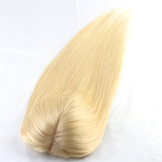 European Human Hair Silk Base Human Hair Topper