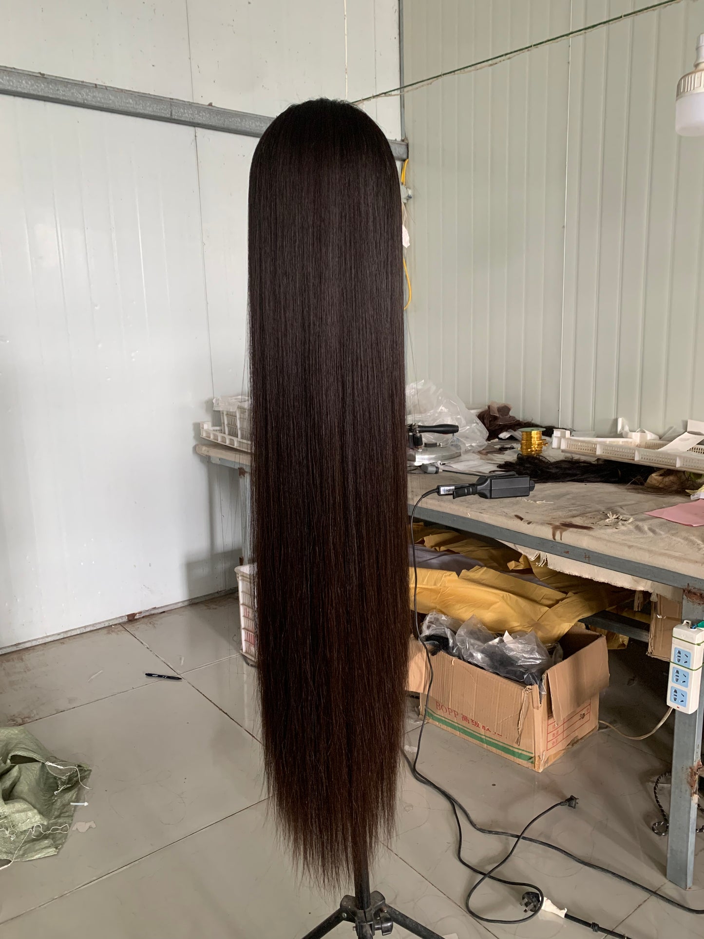 38  Inch Human Hair Wigs Glueless Full  Lace Wigs