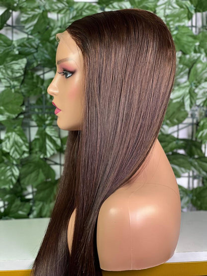 5x5 Lace Closure Vietnamese Bone Straight Wig