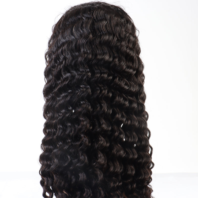 13xLace Front Deep Wave Hair  Brazilian Human Wigs