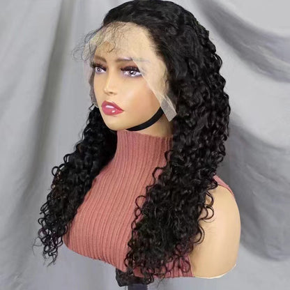 13x4 Lace Frontal Water Wave Wig Brazilian Human Hair