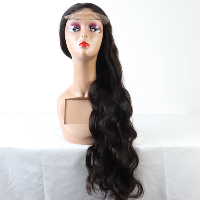 13x4 hd lace front body wave Brazlian human hair wigs