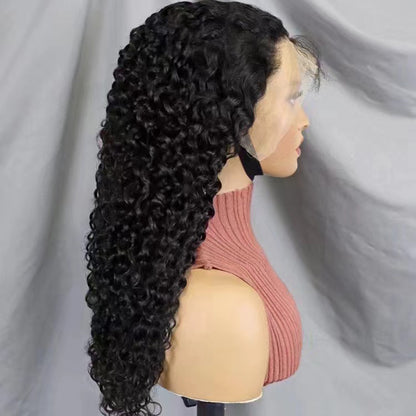 13x4 Lace Frontal Water Wave Wig Brazilian Human Hair