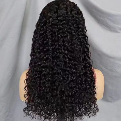 13x4 Lace Frontal Water Wave Wig Brazilian Human Hair