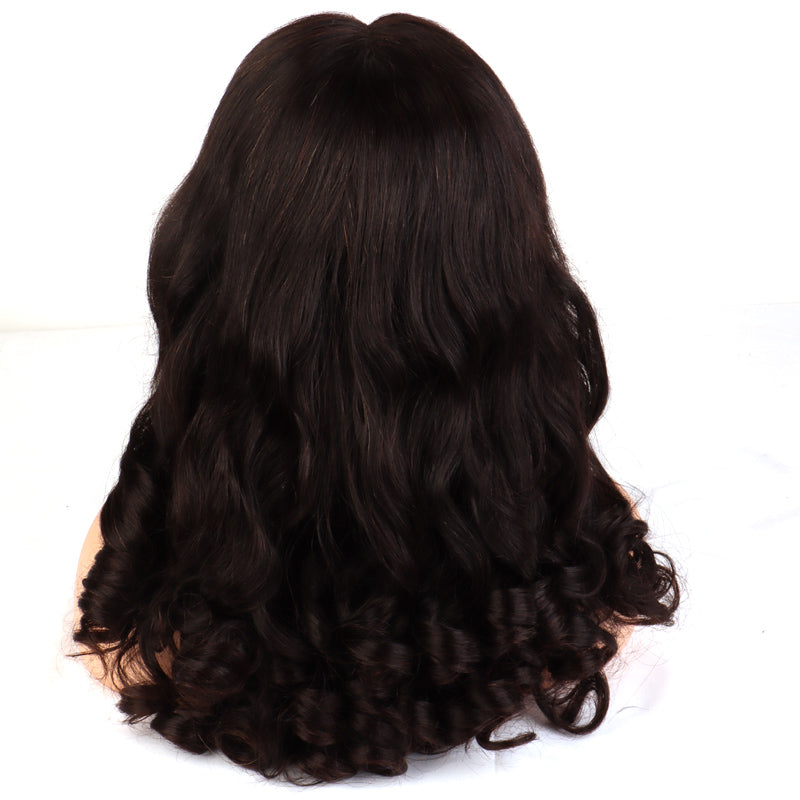 Glueless Lace Closure Wig AC curly Lace front Wigs Human Hair