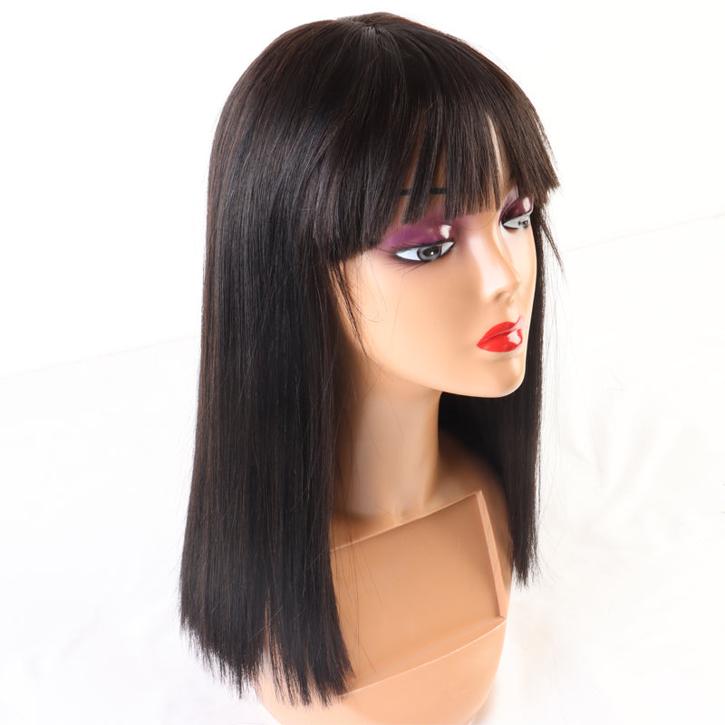 13x4 lace frontal  human hair Bob wig