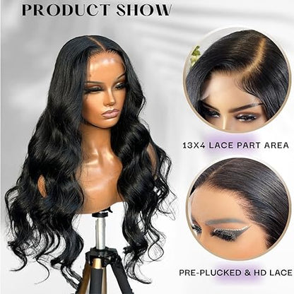 13x4 lace frontal Brazilian human hair Body Wave Wigs