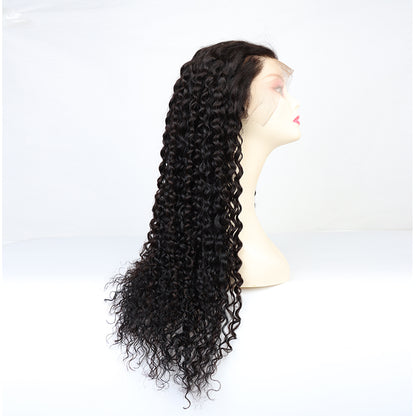 13x6 lace frontal wig curly  Barzlian human hair for women