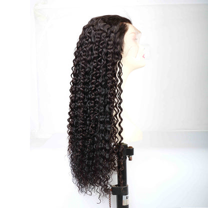 13x6 lace frontal wig curly  Barzlian human hair for women